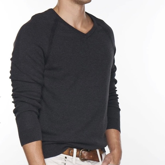 🌴TAILOR VINTAGE REVERSIBLE BIRDSEYE SWEATER NWT - Picture 2 of 10